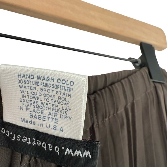 Babette SF Pleated Wide Leg Elastic Waist Pants Sz S - Picture 6 of 6